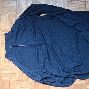 Navy Lululemon Metal Vent Tech 1/4 zip Size M